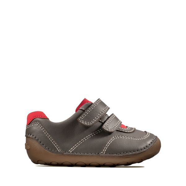 Clarks Boys Tiny Dusk Toddler Casual Shoes Grey | CA-7564308